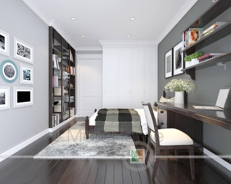 Nội thất phòng ngủ con ấn trượng và trẻ trung với giường ngủ hiện đại đẹp nội thất chung cư hiện đại