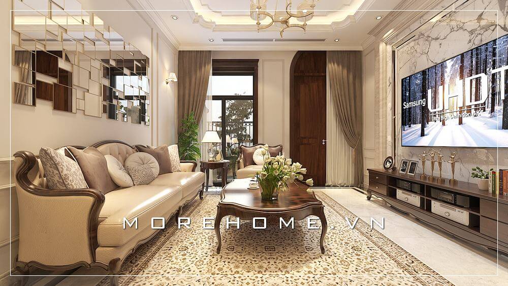 Những mẫu nội thất biệt thự tân cổ điển thể hiện trọn đẳng cấp