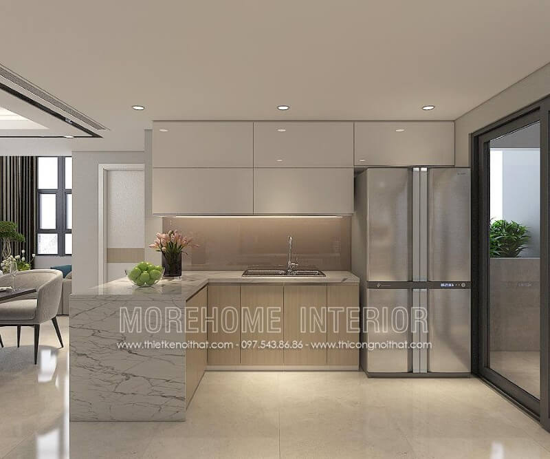 Mẫu tủ bếp chữ L hiện đại đang là xu hướng được nhiều khách hàng lựa chọn, thích hợp cho mọi không gian sống từ nhà phố, chung cư cho tới biệt thự... Tủ bếp hiện đại đẹp