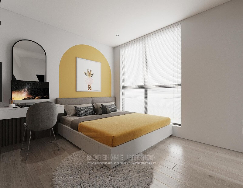 Giường ngủ chung cư hiện đại Giường ngủ chung cư hiện đại