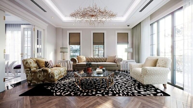 Sofa tân cổ điển Sofa tân cổ điển