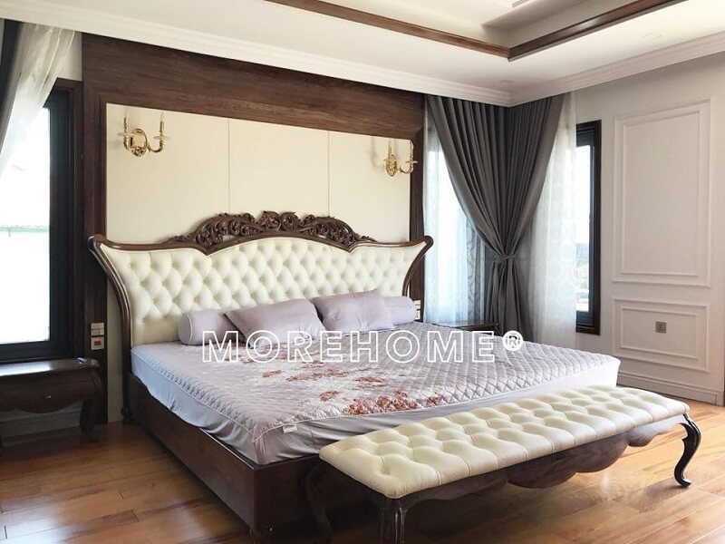 Giường ngủ gỗ óc chó Giường ngủ gỗ óc chó