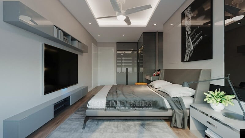 Thiết kế nội thất phòng ngủ bố mẹ phong cách hiện đại Thiết kế chung cư