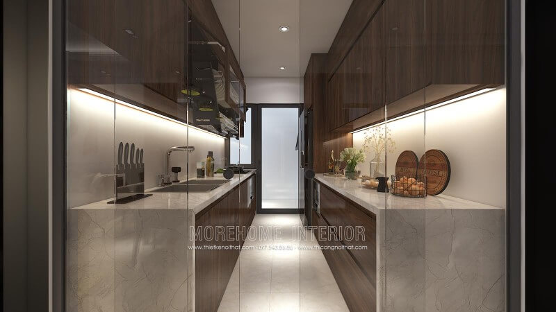 Mẫu tủ bếp hiện đại và tiện nghi cho nhà chung cư cao cấp Tủ bếp hiện đại đẹp