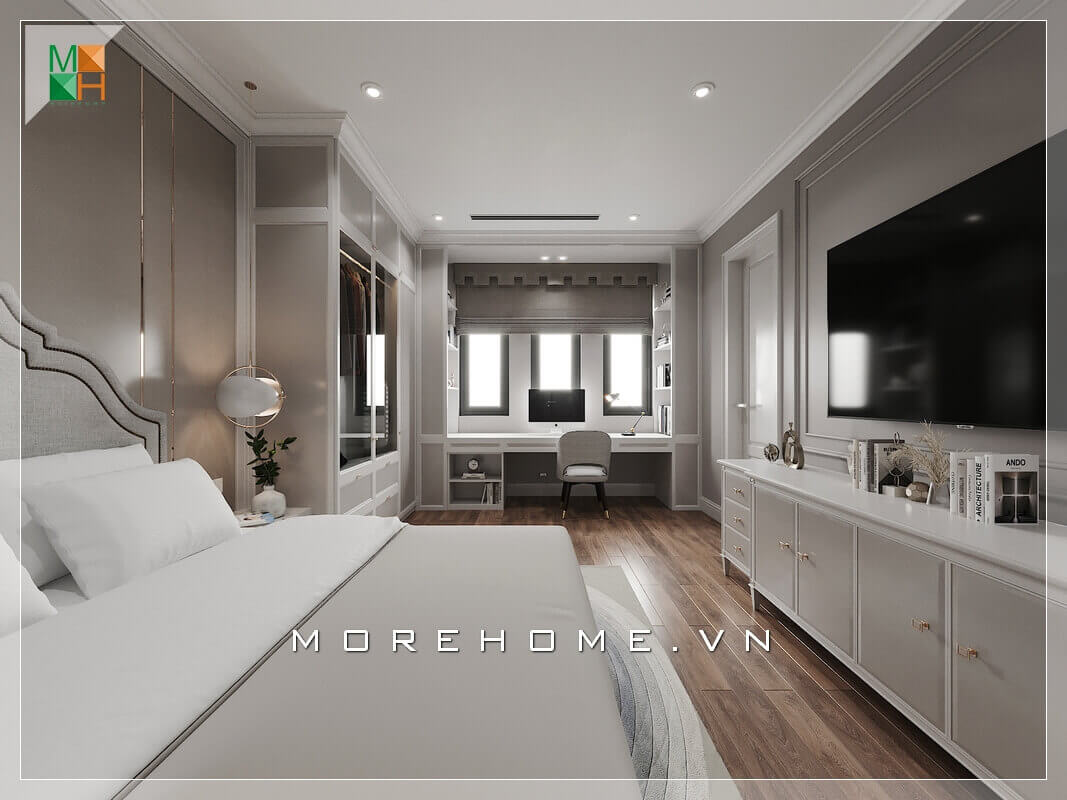 Gợi ý mẫu thiết nội thất phòng ngủ đẹp, ấn tượng sang trọng cho biệt thự, chung cư, nhà phố. Thiết kế phòng ngủ nhà phố