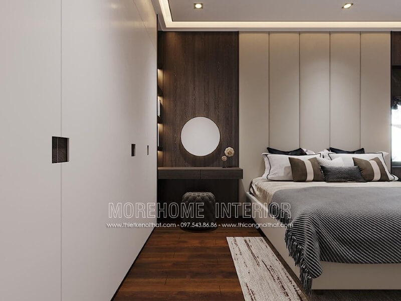 Bàn trang điểm hiện đại đẹp cho nội thất phòng ngủ. Mẫu nội thất chung cư đẹp