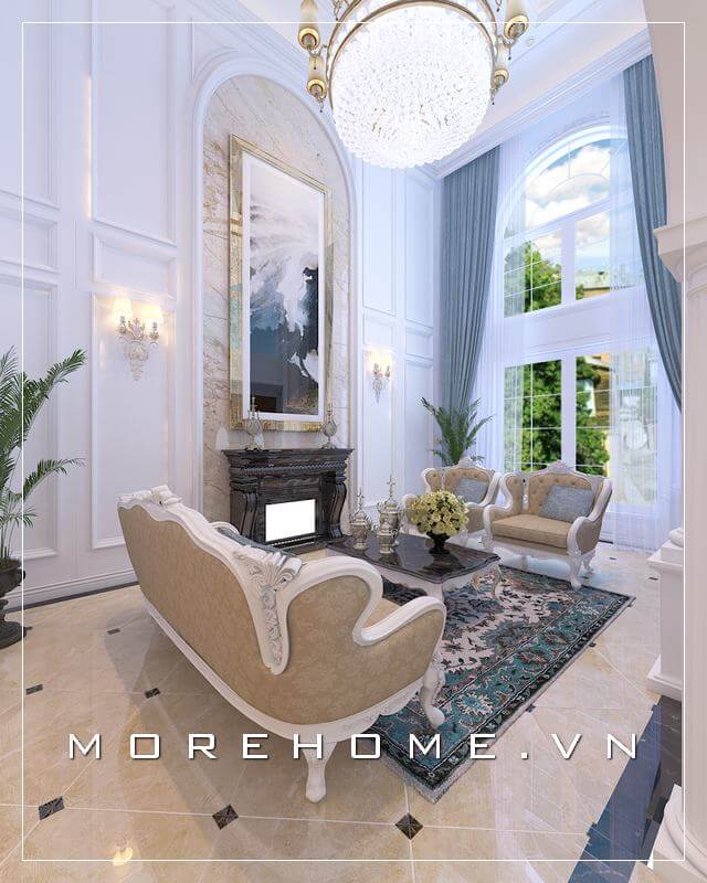 Sofa biệt thự tân cổ điển Sofa biệt thự tân cổ điển