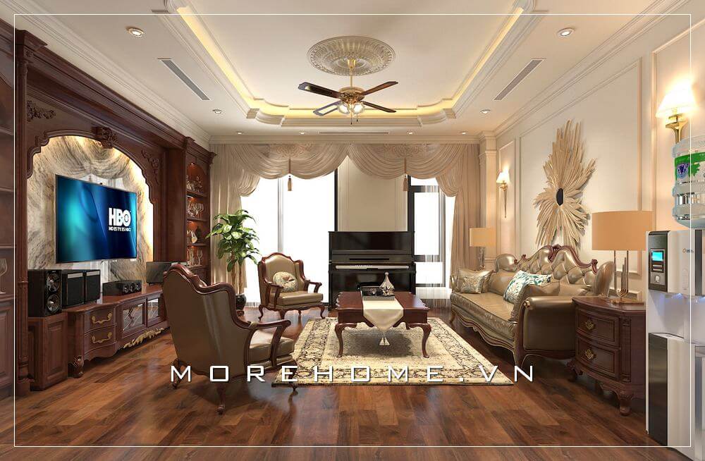 Sofa biệt thự tân cổ điển Sofa biệt thự tân cổ điển