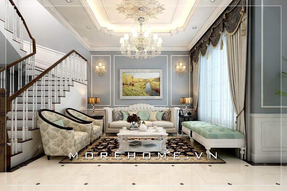 Sofa biệt thự tân cổ điển Sofa biệt thự tân cổ điển