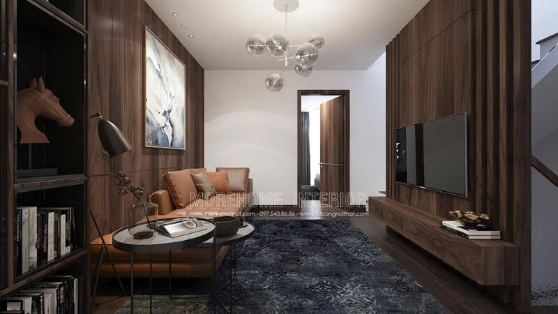 Sắp xếp nội thất phòng khách hiện đại đẹp, sang trọng Thiết kế nội thất phòng khách nhà phố