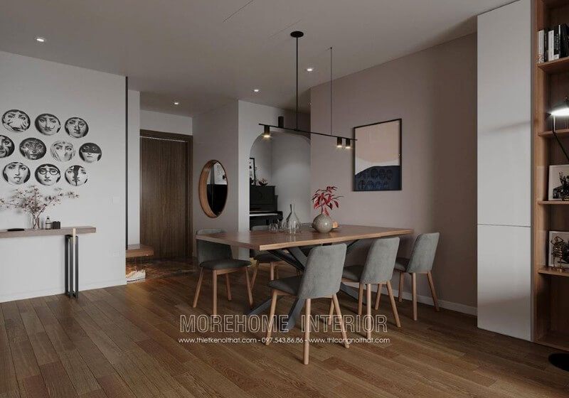 Thiết kế nội thất phòng ăn hiện đại sang trọng