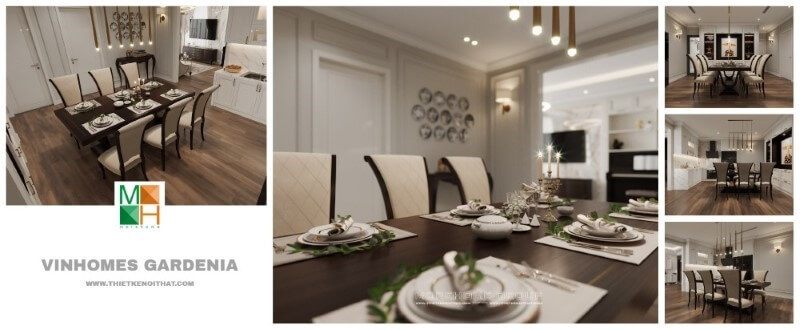 Xu hướng trang trí nội thất phòng ăn phong cách đương đại