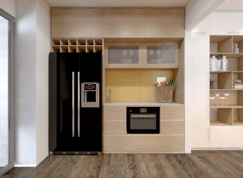 Mẫu thiết kế tủ bếp hiện đại cho căn bếp chung cư thêm phần sang trọng, đẳng cấp