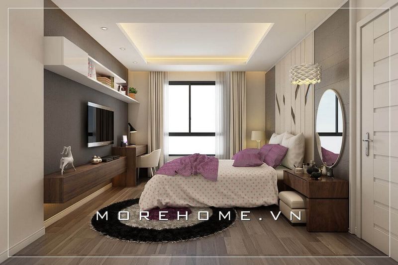 Ấn tượng 20 mẫu trang trí giường ngủ chung cư, nhà phố, biệt thự đa phong cách 