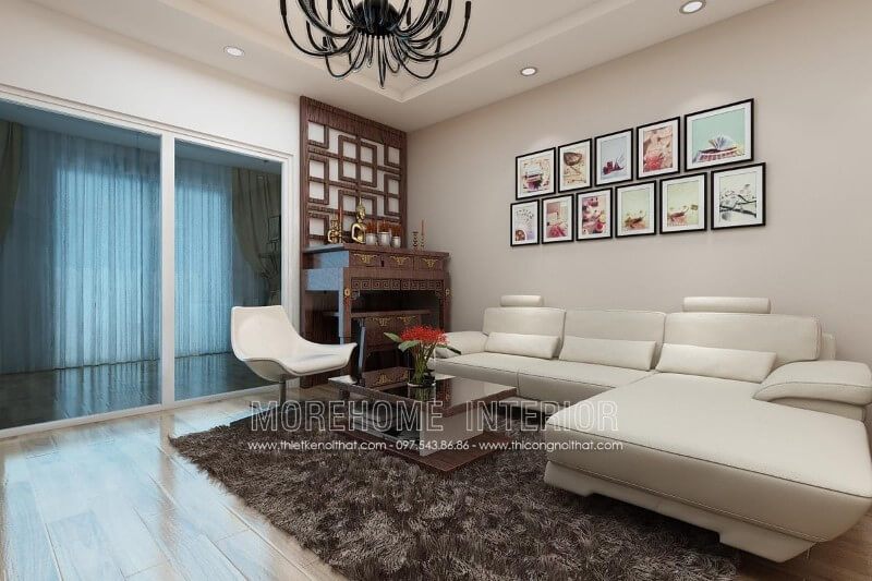 Bàn trà là sự kết hợp giữa gỗ tự nhiên Tần bì và gỗ công nghiệp chống ẩm, phù hợp với khí hậu Việt Nam, bàn trà có không gian lưu trữ rộng cùng mặt kính sáng bóng đảm bảo bền đẹp theo thời gian.