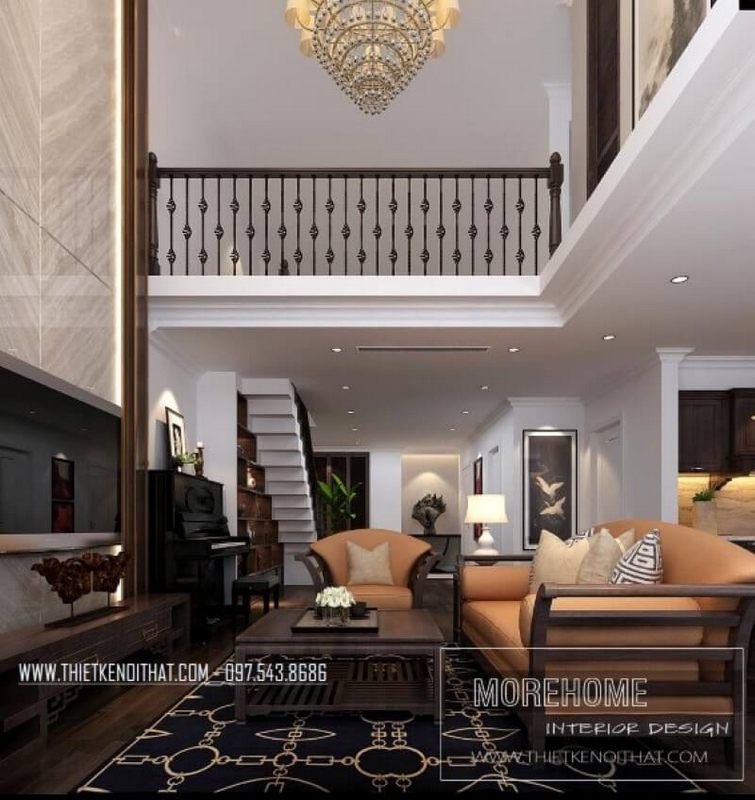 Thiết kế nội thất chung cư Hà Đô cao cấp với tone màu trầm chủ đạo, không chỉ toát lên sự ấm áp mang dáng dấp của một căn biệt thự Đà Lạt cổ sang trọng mà quý phái