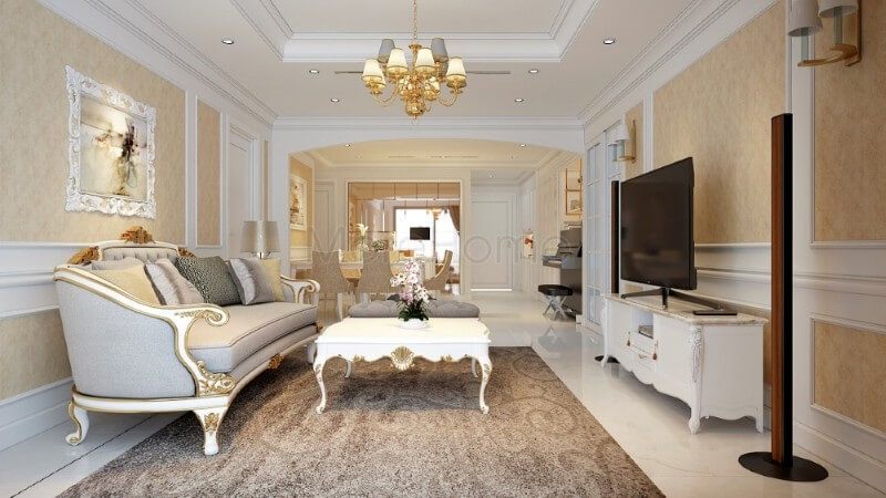 26 ++ mẫu thiết kế phòng khách chung cư đẹp, độc đáo 2022