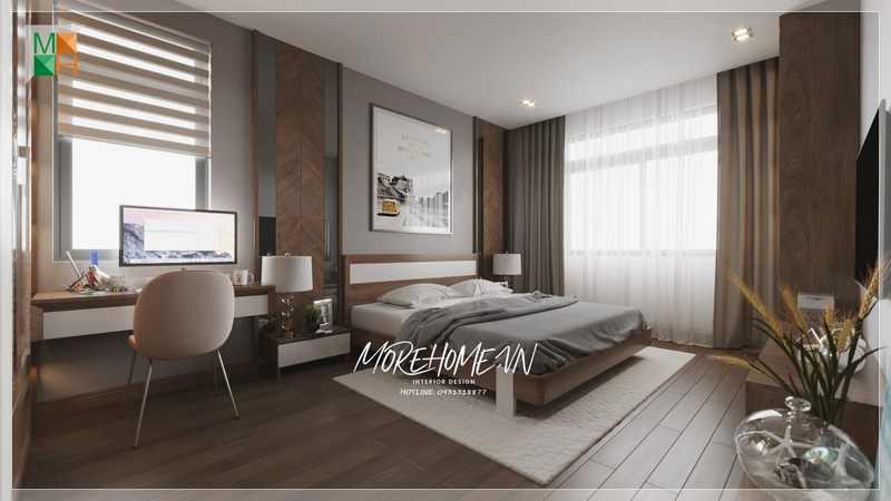 Chiêm ngưỡng mẫu thiết kế phòng ngủ biệt thự sang chảnh, tiện nghi và độc đáo cho tổ ấm của gia đình.