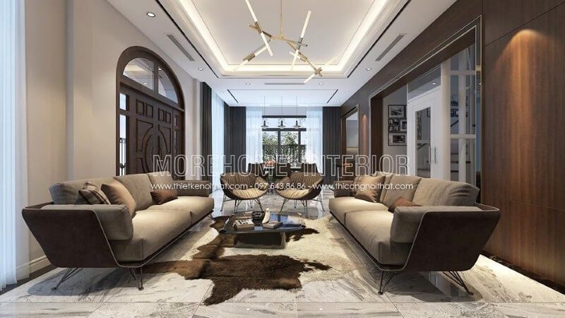 Mẫu sofa văng bọc vải hiện đại được thiết kế với kiểu dáng hiện đại, cách điệu dễ kê ở nhiều không gian khác nhau, tạo nên sự khác biệt riêng cho chủ nhân ngôi nhà