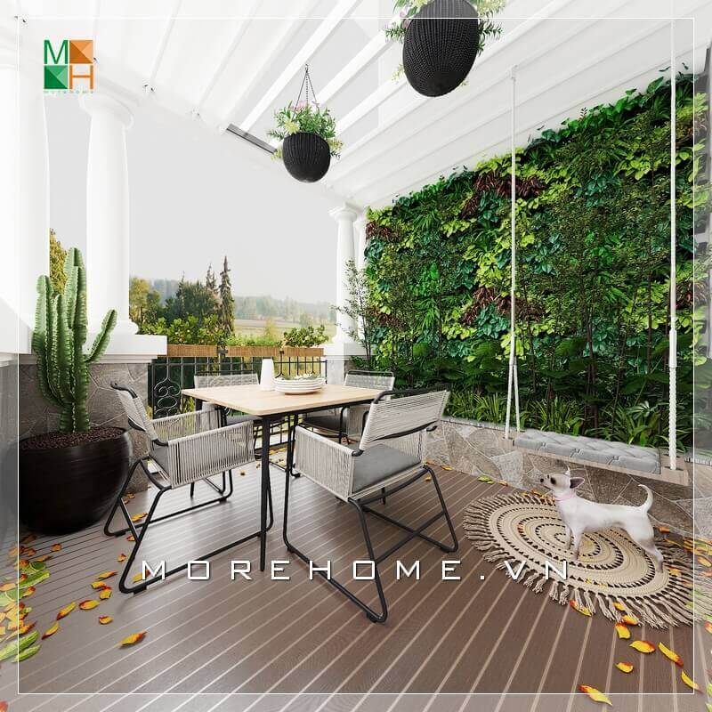 Tôi bị ấn tượng bởi cách sắp đặt, bố cục và trang trí của bàn ghế hiện đại và thư giãn.