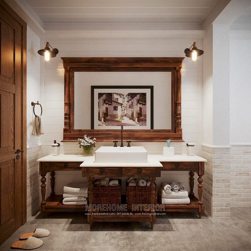 Thiết kế phòng tắm theo phong cách địa trung hải