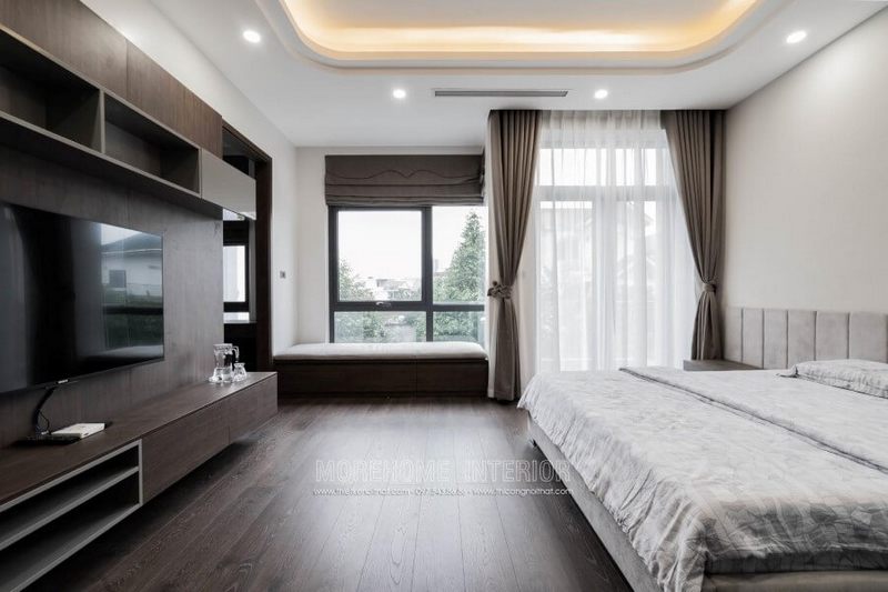 Thiết kế và thi công nội thất phòng ngủ thư giãn và đầy thoải mái