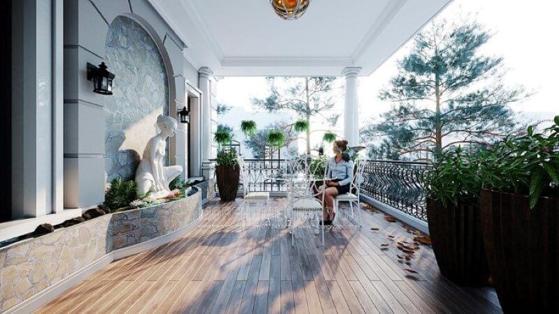 Tạo ra một không gian thư giãn đẹp mắt, sang trọng và phong thủy trong khu vực ngoài trời cho nhà phố và biệt thự.